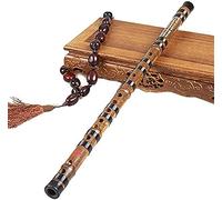 OWIEN Rofessional Chinese Bamboo Flute C D E F G Key Musical Handmade Chinese Bamboo Dizi(C)