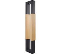 OWIEN Stainless Steel Wood Pull Handle for Interior Exterior, Heavy Duty Double Sided Sliding Door Handle, 1.4/2/2.6 Ft(Yellow,80cm/31in)