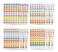OWill Animal-themed Reward Stickers for Teachers, 2016 Pcs, Multicolor, Paper, Animal Variety, Teacher Stickers