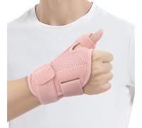 OWill Carpal Tunnel Wrist Splint Thumb Support For Arthritis Pain Relief Wrist Support Right Hand Left Hand Thumb Splint Arthritis and Tendonitis (Pink)