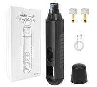 OWill Electric Dog Nail Grinders with Dual LED Light, 5-Speed Quiet Pet Nail Trimmer with LCD Display, Rechargeable Dog Claw Grinder File for Large Medium Small Dogs and Cats