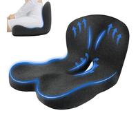OWill Large Memory Coccyx Cushion,Tailbone Pad for Tailbone Pain Sciatica Hemorrhoids, Long Sitting Office Chair Ring Cushion Suitable for Car Seats Gaming Chair