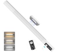 OWill Under Cabinet Kitchen Light, Motion Sensor Light, 44 LED 2000mAh Battery Display Under Cupboard Kitchen Light with Magnetic, 50cm USB-C Rechargeable Night Light for Kitchen and Wardrobe