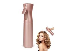 OWill Water Spray Bottle, Reusable Continuous Spray Bottles, Empty Spray Bottle for Hair, Cleaning, Curly Hair, Plants-Rose Gold, 300 ml(10 oz)
