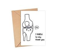 OwingsDesignsPerfect I Kneed To Say Thank You - Thank Your Card Gif For Doctor-Nurse - Physiotherapist Gift Card - Cute Medical Card - Greeting Card