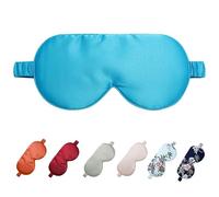OWITER Blackout Sleeping Eye Mask Super Smooth Eye Cover for Sleeping (Teal Blue)