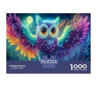 Owl 1000 Pc Stars Nebula Eco-Friendly Paper Premium Jigsaw Puzzle for Adults Educational Game Decompression Wall Decoration And Gifts 70x50cm/1000pcs