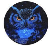 Owl 1000 Piece Animation Jigsaw Puzzles What Happens Next Beautiful Decoration for Adults And Kids 1000pcs (67.5x67.5cm)