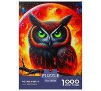 Owl, 1000-piece Jigsaw Puzzle, Charming Recreational Gift Delivering Calm Focus Joyful Engagement, Ideal Option for Friends Relatives Colleagues Festive Moments, Suitable for Ages 12+, 38x26cm/1000p