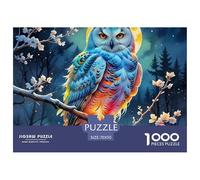 Owl 1000 Piece Jigsaw Puzzle for Adults And Kids Brainteasing Games Beautiful Decoration 70x50cm/1000pcs