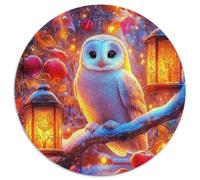 Owl 1000 Piece Jigsaw Puzzle for Adults Nocturnal Animal Brainteasing Jigsaws Challenge Games Great Gift 1000pcs (67.5x67.5cm)