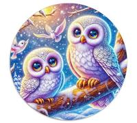 Owl 1000 Piece Jigsaw Puzzle for Women, Men Nocturnal Animal Challenging Puzzles Educational Games Creativity & Gift Giving 1000pcs (67.5x67.5cm)