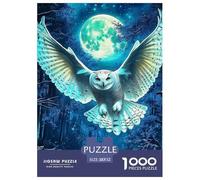 Owl, 1000-piece Jigsaw Puzzle, Thoughtful Recreational Challenge Promoting Attentiveness Dexterity Steady Progress, Ideal Companion for Calm Personal Reflection Shared Participation, Suitable for Ages