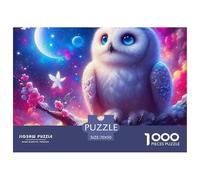 Owl, 1000-piece Jigsaw Puzzle, Thoughtfully Designed Pastime Supporting Entertainment Education Mindfulness Aesthetics, Ideal Companion for Modern Home Lifestyles, Suitable for Ages 12+, 70x50cm/100