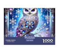 Owl 1000 Piece Jigsaw Puzzles for Adults And Kids Challenging Games Beautiful Decoration 70x50cm/1000pcs