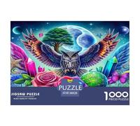 Owl 1000 Piece Jigsaw Puzzles - Jigsaw Puzzles for Adults 1000 Pieces Is Ideal As Gifts for The Whole Family And The Jigsaw 1000 Pieces for Adults Absolutely Stunning
