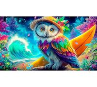 owl 1000 Pieces Jigsaw Puzzles for Adults Educational Games Jigsaw Puzzle Home Decors for Adults and Kids Age 12 Years Up 38x26cm/1000pcs