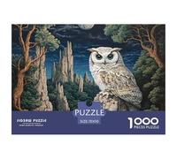 Owl 1000 Pieces Portable Jigsaw Puzzle Age 3+ Quirky, Abstract Design, Fun Details, Educational, Challenging 70x50cm/1000pcs