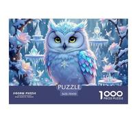 Owl 1000 Pieces Premium Jigsaw Animal Age 14+ for Adults Quirky, Abstract Design, Fun Details, Educational, Challenging Puzzle Games 70x50cm/1000pcs