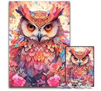 Owl 1000Pc Adults Jigsaw Puzzle cardboard Jigsaw Brain-Challenging DIY Decorative Game, Family Interactive Toy 26X38CM/10.23x14.96inch
