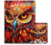 Owl 1000Pc Adults Jigsaw Puzzle cardboard Jigsaw Perfect Home Or Office Decor, Ideal 26X38CM/10.23x14.96inch