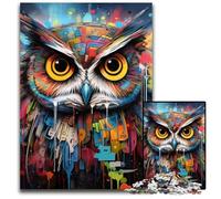 Owl 1000Pc Adults Jigsaw Puzzle cardboard Puzzles Challenging Brain Teaser for Teenagers, Family Game Night Fun 26X38CM/10.23x14.96inch