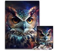Owl 1000Pc Adults Jigsaw Puzzle Puzzles for Adults for Holidays, Birthdays, And Family Game Nights 26X38CM/10.23x14.96inch