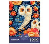 Owl 1000pcs Animation Paper Jigsaw Puzzle Puzzle What Happens Next Puzzle Educational Games for Adults And Kids 70x50cm/1000pcs