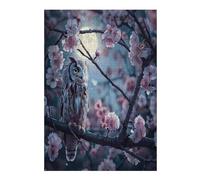 Owl 300 Pcs Jigsaw Puzzle Bundle Bird Birds Animal Puzzle for Adults Teens 14+ Fun Family Game Mindful Activity Spring Gift Precision Cut Board 300 PCS