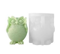 Owl 3D Silicone Mould for 3D Owls | Reusable Silicone Soap Mould | Non-stick Resin Candle Mould for Chalk Candle for Chocolate Soap