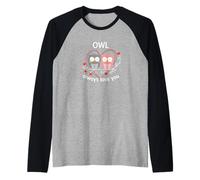 Owl Always Love You - Owl Lover - Fiancee Gift Raglan Baseball Tee