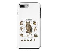 Owl Anatomy Vintage Field Guide Diagram Nature Art Case for iPhone 7 Plus/8 Plus