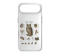 Owl Anatomy Vintage Field Guide Diagram Nature Art Case for iPhone Air