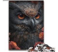 Owl And Flowers Jigsaws Puzzles 2000 Pieces for Adults Gifts, Learning Educational Toys Family Games with Matching Poster And Trivia Sheet (70x100cm)