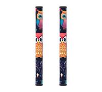 Owl Animal 2Pcs Refrigerator Door Handle Covers, Cute Kitchen Appliance Handle Cover for Fridge Microwave Stove Oven Dishwasher Decor