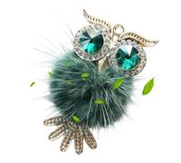 Owl Aromatherapy Ornament - Car Mounted Diamond Studded Design Real Plush Fragrance Clip Decorative Clip | Stylish Car Air Conditioner Fragrance Accessory That Gives A Fresh Atmosphere