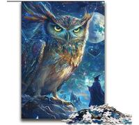 Owl at Night Jigsaw Puzzles for Teenagers 2000 Piece Puzzle, Challenging Game And Family Play Birthday Present, Gifts, Wall Art (70x100cm)