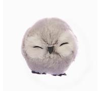 Owl Ball Cute (Ø10cm) hanging Christmas decoration, grey