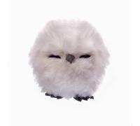 Owl Ball Cute (Ø7cm) hanging Christmas decoration, white