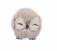 Owl Ball Cute (Ø8cm) hanging Christmas decoration, grey