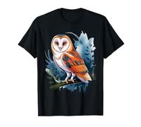 Owl Barn Owl Realistic Nature Fleeting T-Shirt