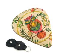 Owl Beliefs Guitar Plectrums, 6 Guitar Plectrums, Printed on both sides for Electric Guitar Bass Ukulele (0.46 mm 0.71 mm 0.96 mm)