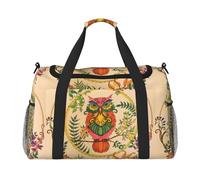 Owl Beliefs Lightweight Waterproof Large Capacity Handheld Shoulder Crossbody Travel Bag Personal Belongings Organizer Bag