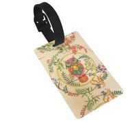 Owl Beliefs Print Luggage Tags Quick Install Airplane Travel Essentials for Suitcases Durable PVC Bag Tag