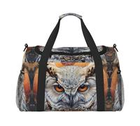Owl Beliefs Print Overnight Bag Weekender Bag Training Handbag Yoga Bag Duffle Bag Personal Item Bag for Audlts