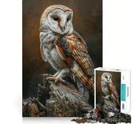 Owl Bird 1000 Piece Jigsaw Puzzles for Teenagers Jigsaw Smart Game Warm Time Image Assembly Lovely Gift (38x52cm)