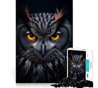 Owl Bird Jigsaw Puzzle for Teenagers 1000 Pieces Strong Logic Toy Quiet Calm Clear Edge Elegant Gift (38x26cm)