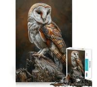 Owl Bird Jigsaw Puzzles 1000 Pieces for Teenagers Recall Boost Serene Time Smooth Cut Elegant Gift (38x26cm)