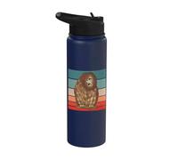 Owl Bird Nocturnal Wisdom Intelligence Feather Animals Birds Stainless Steel Insulated Water Bottle