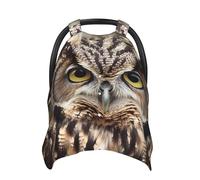 Owl Birds Baby Car Seat Canopy Cover, Multi Use Breathable Nursing Breastfeeding Covers for Mom Soft Stroller Sun Shade Newborn Shower Gift
